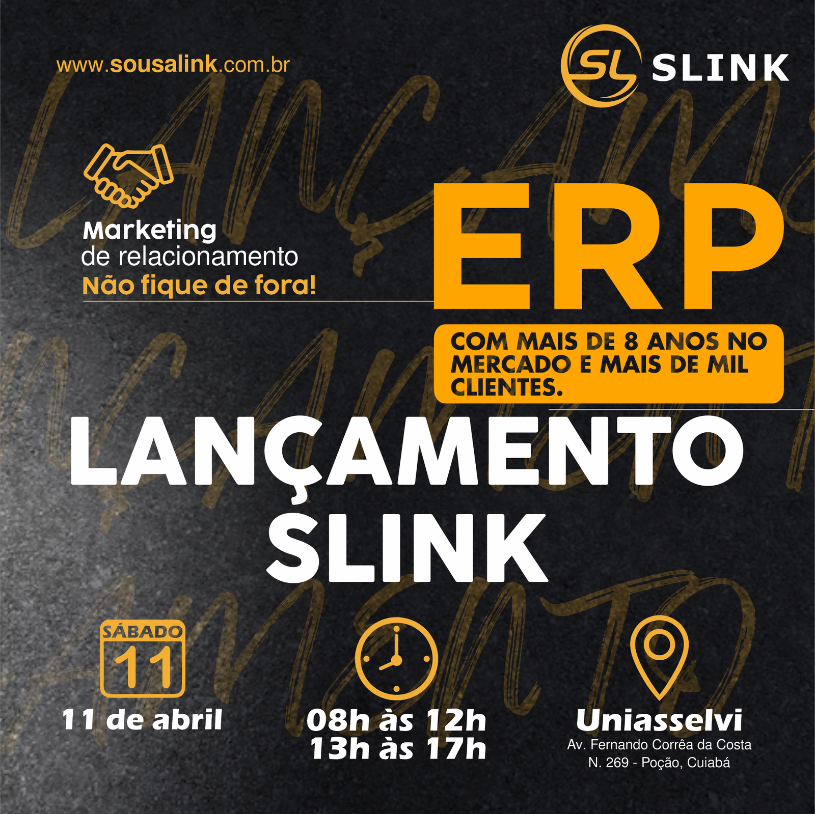 Arte de lançamento SLINK
